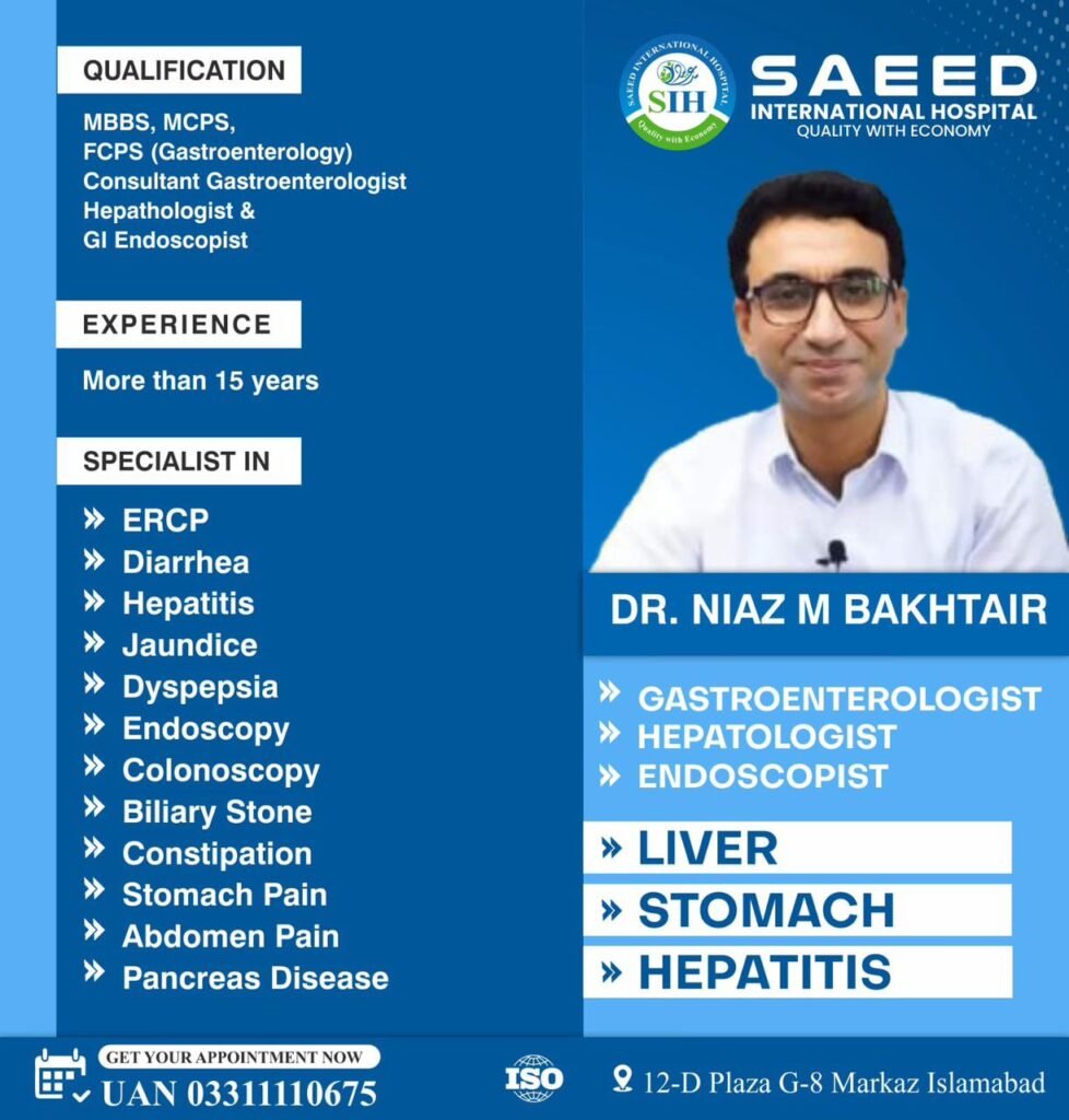 Dr. Niaz M. Bakhtair - Gastroenterologist, Hepatologist, and Endoscopist